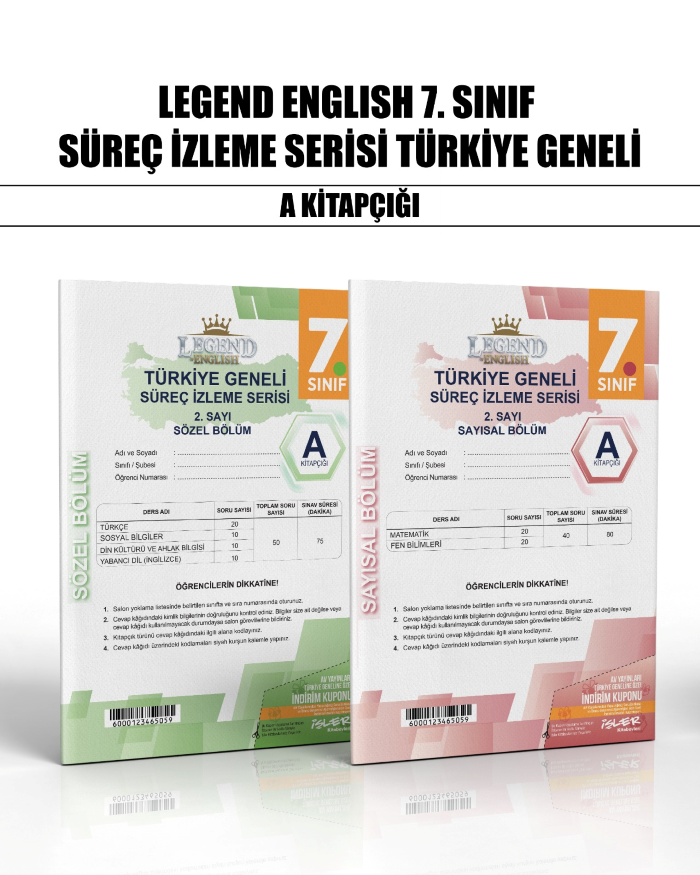 LEGEND 07.SINIF TÜRKİYE GENELİ SY/SZ 2-A -24-25